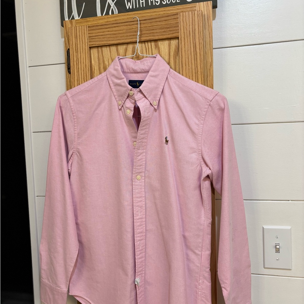 Ralph Lauren Pink Casual Button Down Shirt